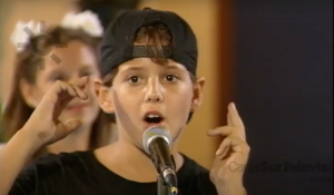 Pablo López de pequeño en Veo Veo Canal Sur