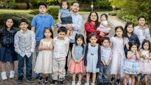 Familia numerosa Carolina del Norte