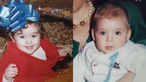 Edurne y De Gea de pequeños