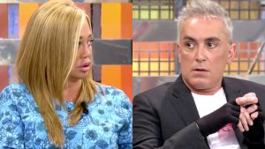 Belén Esteban y Kiko Hernández en Sálvame