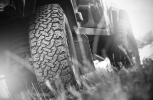 todoterreno blanco y negro