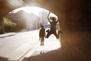 Adolescente en la calle