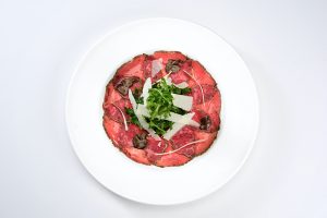 Beef Carpaccio with Parmesan Cheese