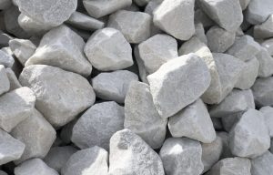 piedra blanca para la limpieza