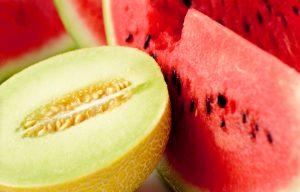 sandía y melón