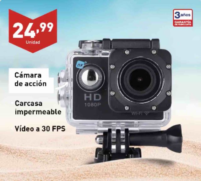 Barra oblicua lanzadera barajar Aldi y su cámara de hacer fotos bajo el agua por menos de 25€