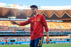 Álvaro Morata, jugador de la selección española en la Euro 2020