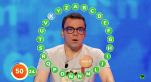 Pablo díaz en Pasapalabra bote El Rosco