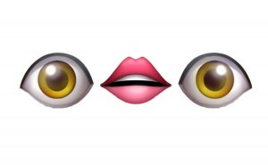 boca y ojos emoji que usan tus hijos