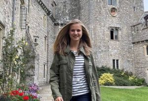 Leonor en su colegio de Gales