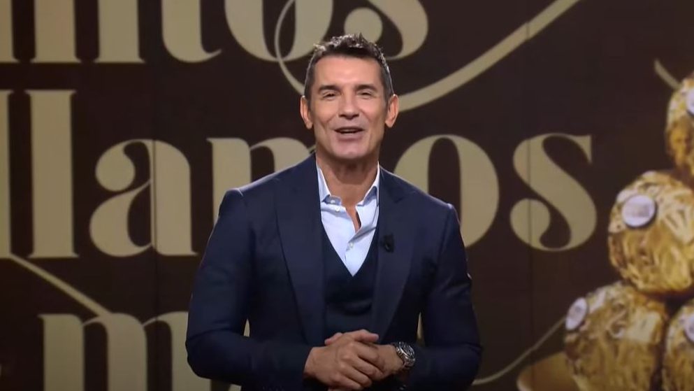 Jesús Vázquez, imagen de Youtube extraída de a Gala Ferrero Rocher