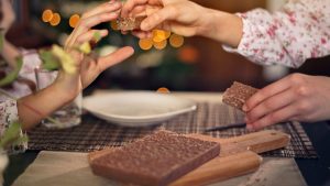 turrón de chocolate