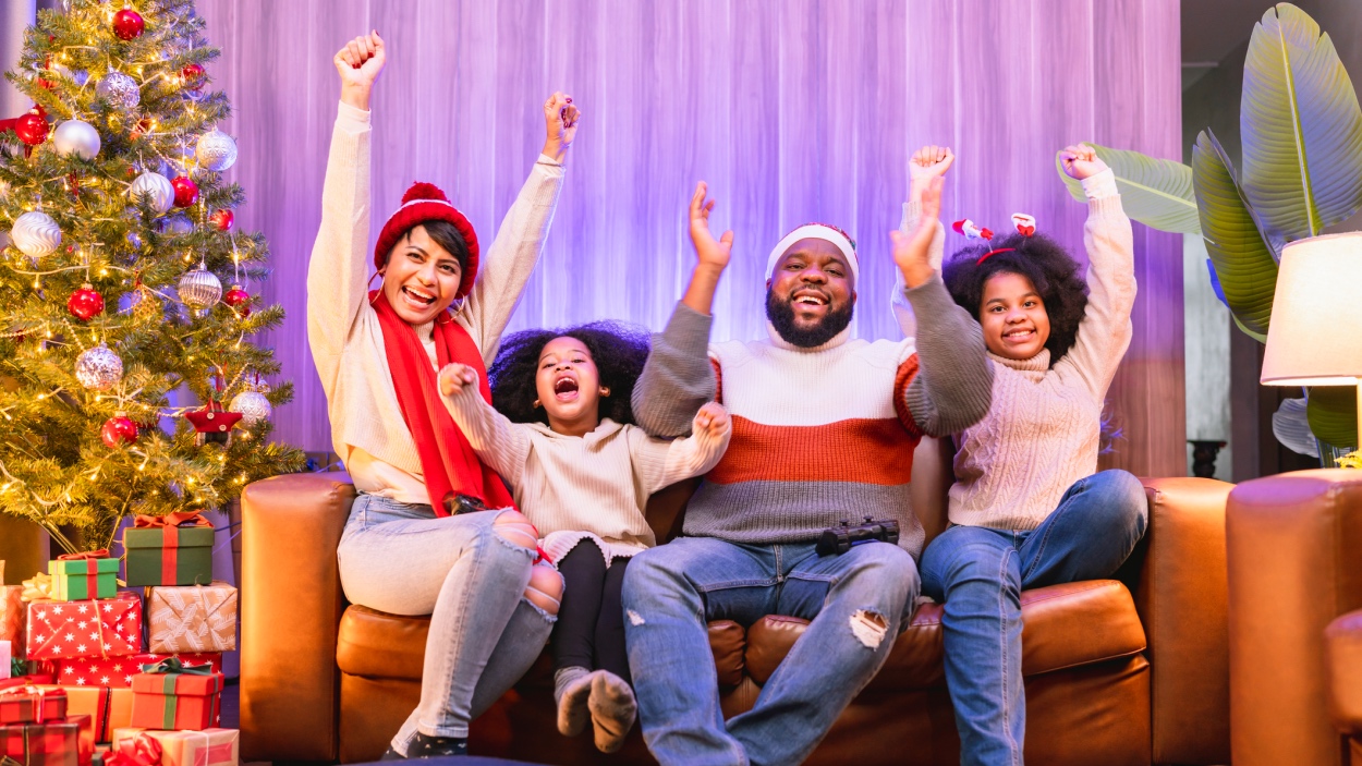 Navidad television familia disney+