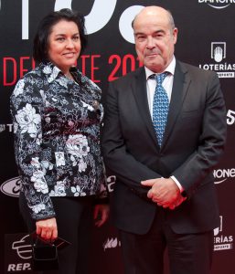 Ana Pérez Lorente y Antonio Resines