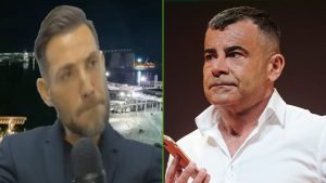 Antonio David y Jorge Javier, enfrentados.