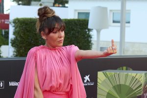 Candela Peña en el Festival de Cine de Málaga.
