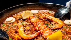 Restaurante barato arroz platos español