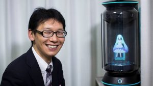 hombre viudo holograma