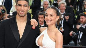 Achraf Hakimi y Hiba Abouk