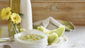 Melon Gazpacho soup