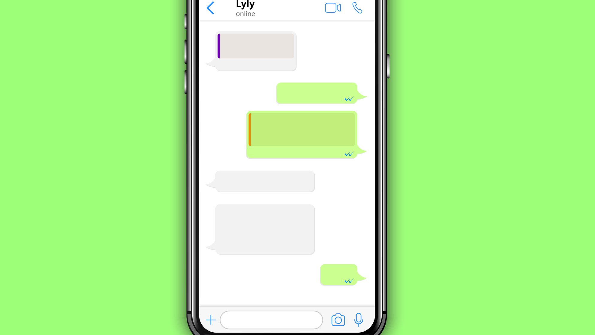 Intercambio de mensajes y archivos en una conversación de WhatsApp.