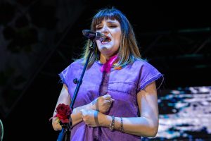 Rozalén en uno de sus conciertos de este verano.