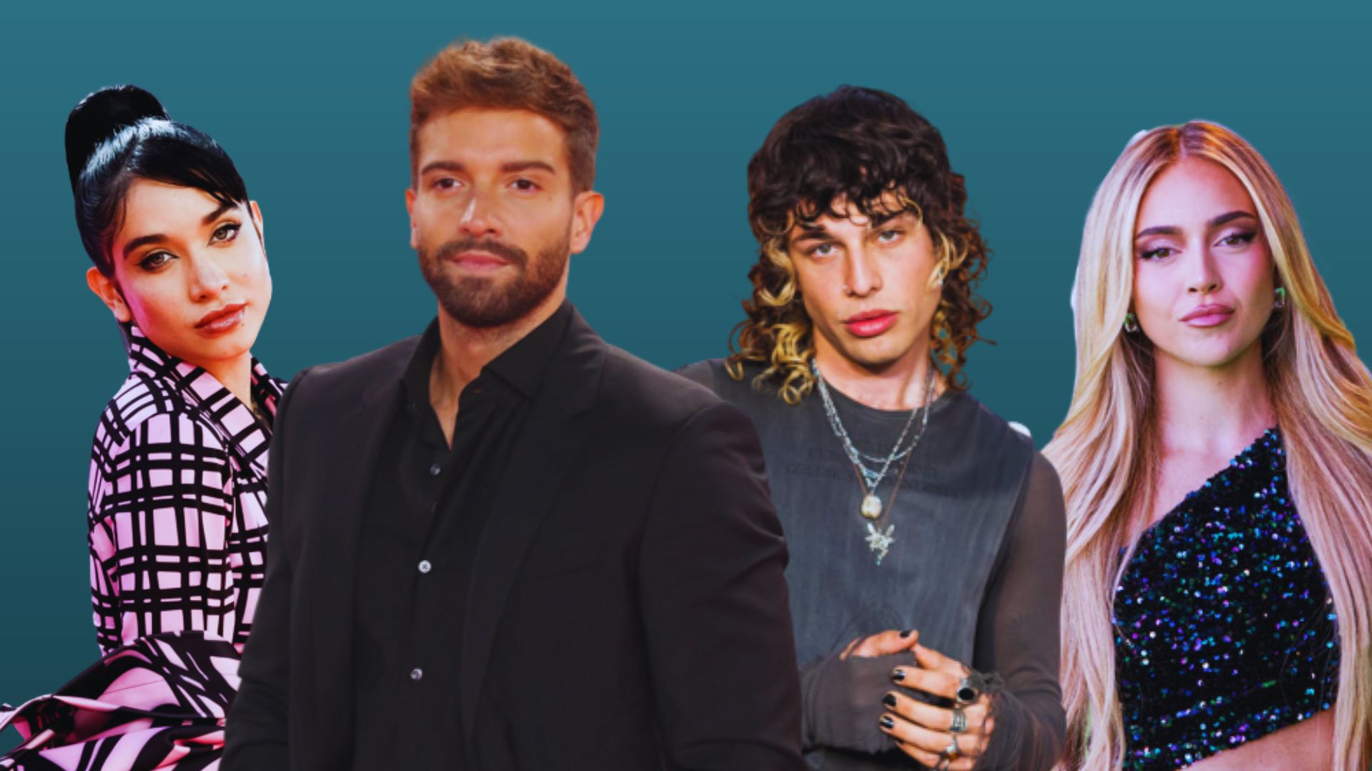 Pablo Alborán, María Becerra, Leo Rizzi y Ana Mena