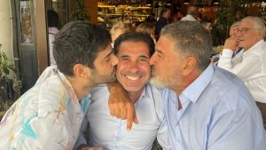 Melendi, Fernando Hierro y Manolo hierro