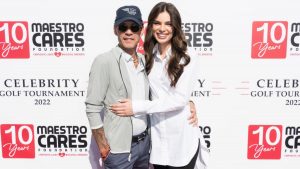 Marc Anthony y Nadia Ferreira