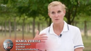 María Zurita en MasterChef Celebrity