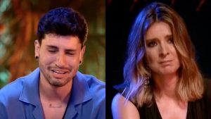 Sandra Barneda y Samuel en La isla de las tentaciones