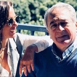 Bernardo Pantoja y su hija Anabel