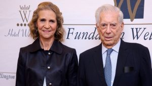 Vargas Llosa y la infanta Elena