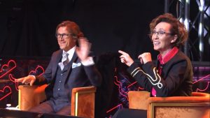 Alejandro Abad y Lola González en el Media Fest