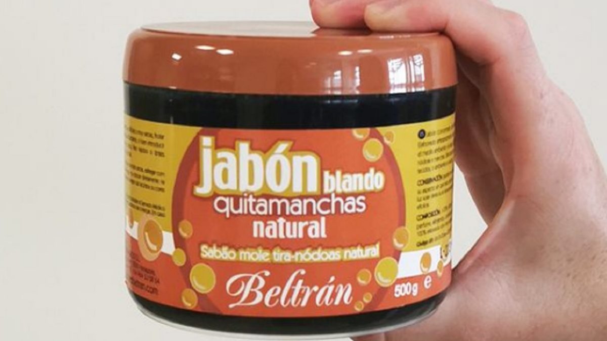 Jabon Blando Quitamanchas Natural Beltran 500 G