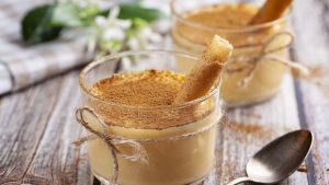 Vanilla custard with cinnamon, natillas