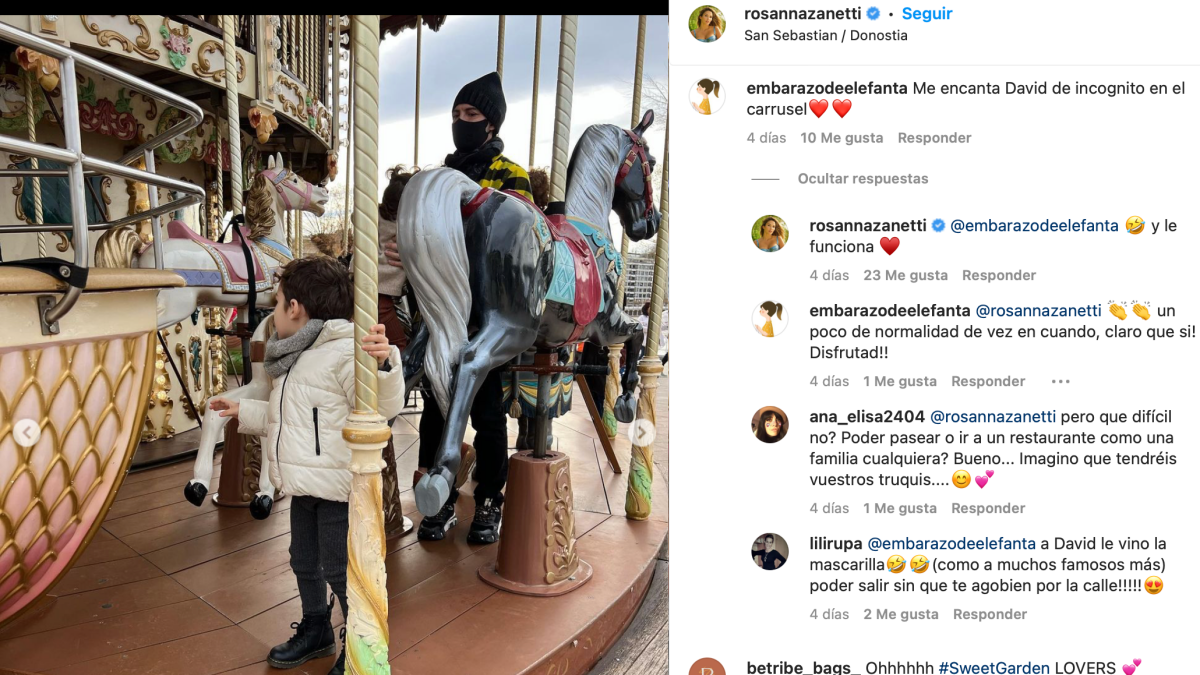 Rosanna Zanetty y David Bisbal