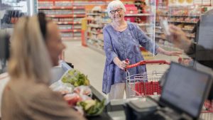 'Caja lenta' en los supermercados.