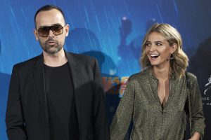 Risto Mejide y Laura Escanes en la premiere de 'Blade Runner 2049'.