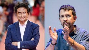 Pepe Rodríguez y Pablo Iglesias