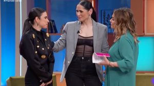 Rosa López, Blanca Paloma y Toni Moreno