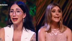 Sandra Barneda y Naomi en La isla de las tentaciones