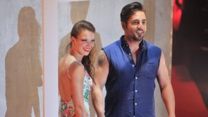 David Bustamante y Yana Olina