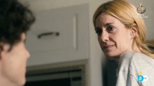 Fernando Líndez(Hugo) y Alessandra Jiménez (Inés) en la serie de Escándalo