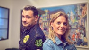 Iñaki Lopez y Andrea Ropero