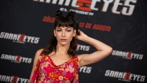 Úrsula Corberó con el peinado de moda.