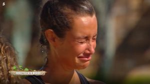Adara Molinero llorando en Supervivientes