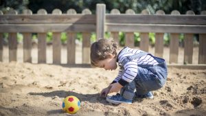 Looking closely at the sand