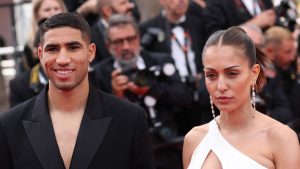 Achraf Hakimi y Hiba Abouk