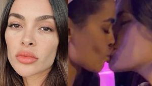 Joana Sanz beso Sandra Tabarés